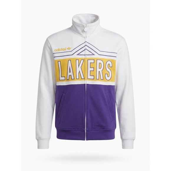 Los Angeles Lakers Other - Y2K Adidas Los Angeles Lakers The New Attitude Track Jacket Size M